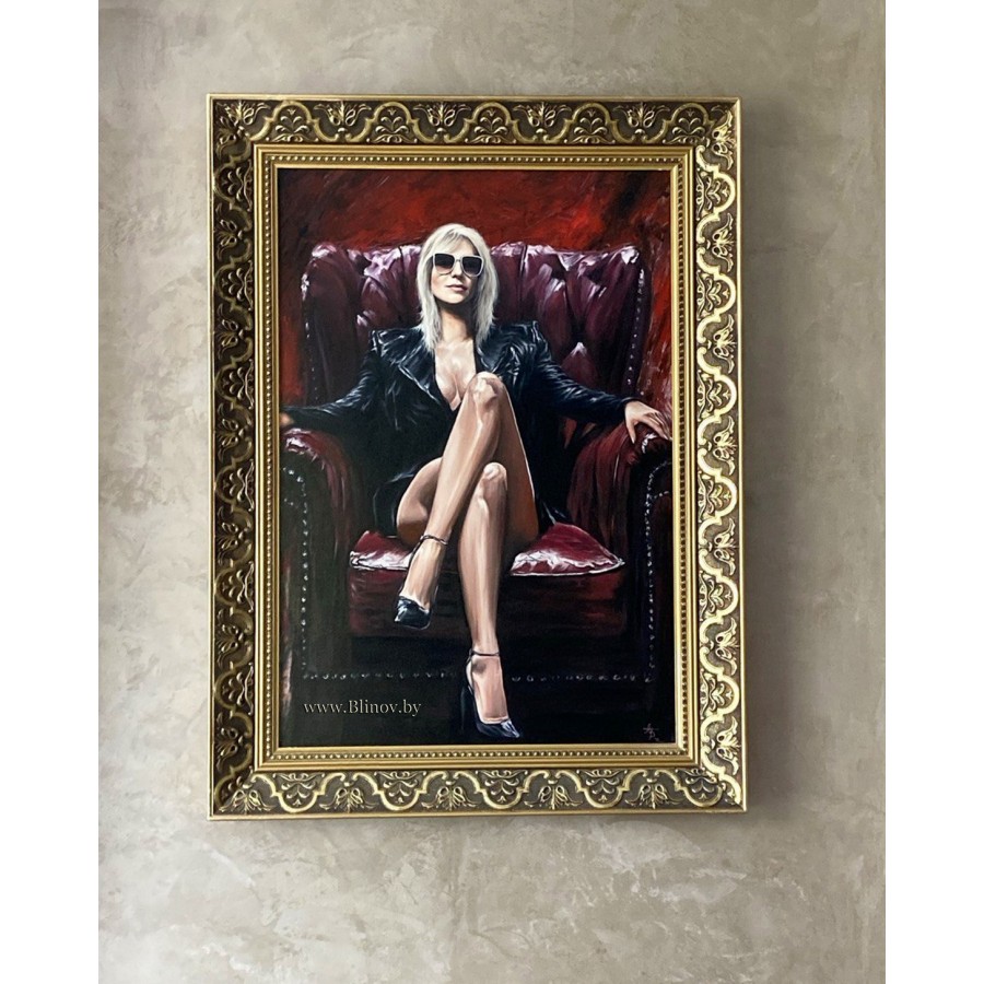 Женский портрет маслом 201